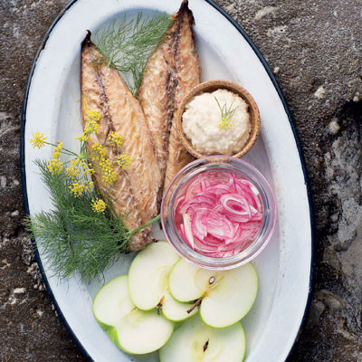 Mariana's smoked mackerel salad