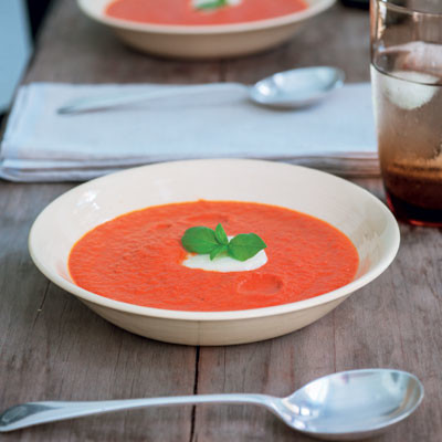 Sweet paprika soup