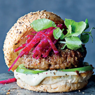 Biltong-and-Parmesan burgers