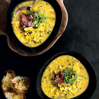 Braaied corn soup