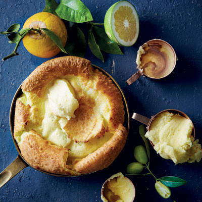 Yorkshire pudding with citrus butter