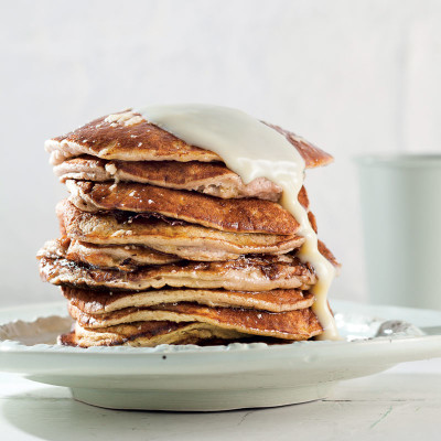 Banana-and-egg flapjacks