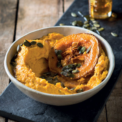 Butternut, thyme and créme fraîche mash