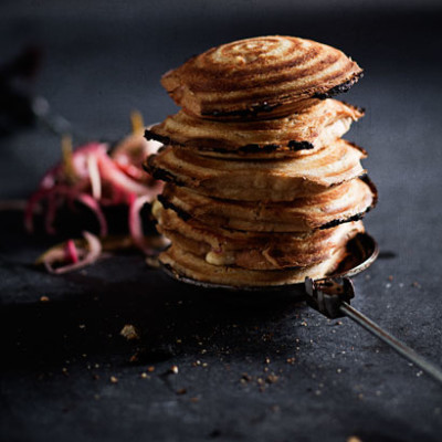 Waffle jaffles on the braai