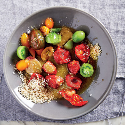 Slow-roasted tomato salad