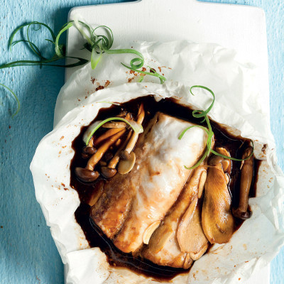 Soya-and-ginger hake