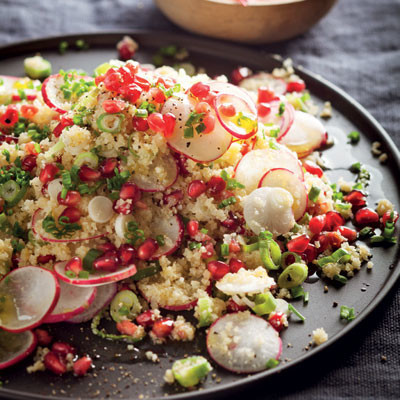 Carb-conscious eating: baby marrow noodles and cauli rice