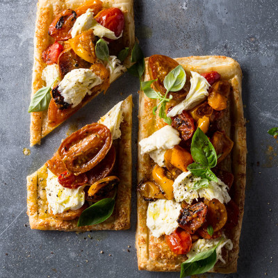 Caprese tart