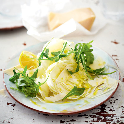 Fennel, Parmesan and rocket salad