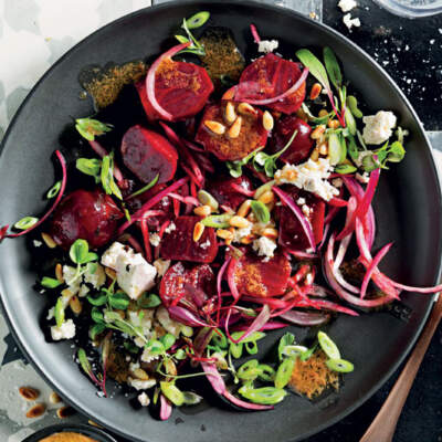 Beetroot-and-feta salad