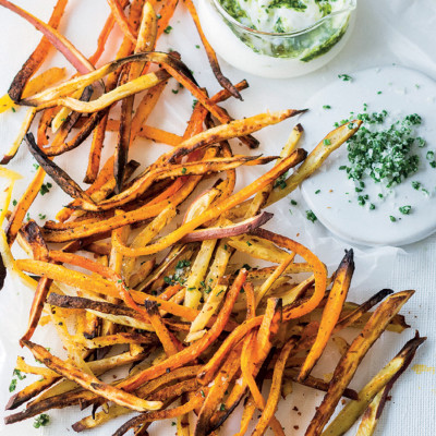 Root veggie fries