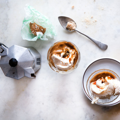 Easy affogato