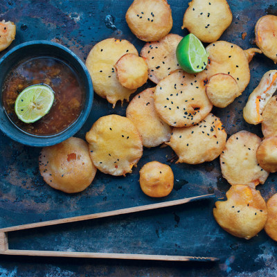 Japanese tempura sweet potato