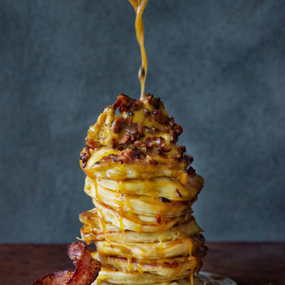 American-style coconut flapjacks