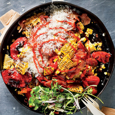 tangy-charred-sweetcorn-and-bacon-salad