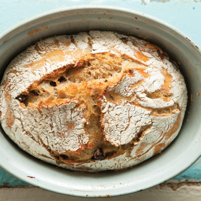 Slow-rise olive bread