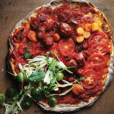 Spanish Margherita with fennel salad