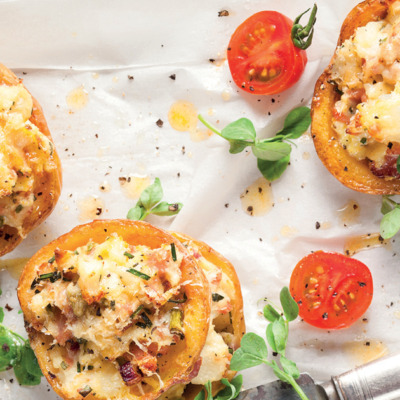 Loaded potato skins