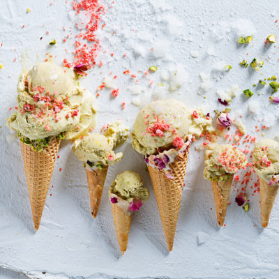 Pistachio ice cream