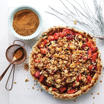 Christmas mince pie crumble