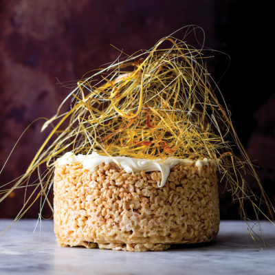 Saffron and Scarlett's Rice Krispie cake