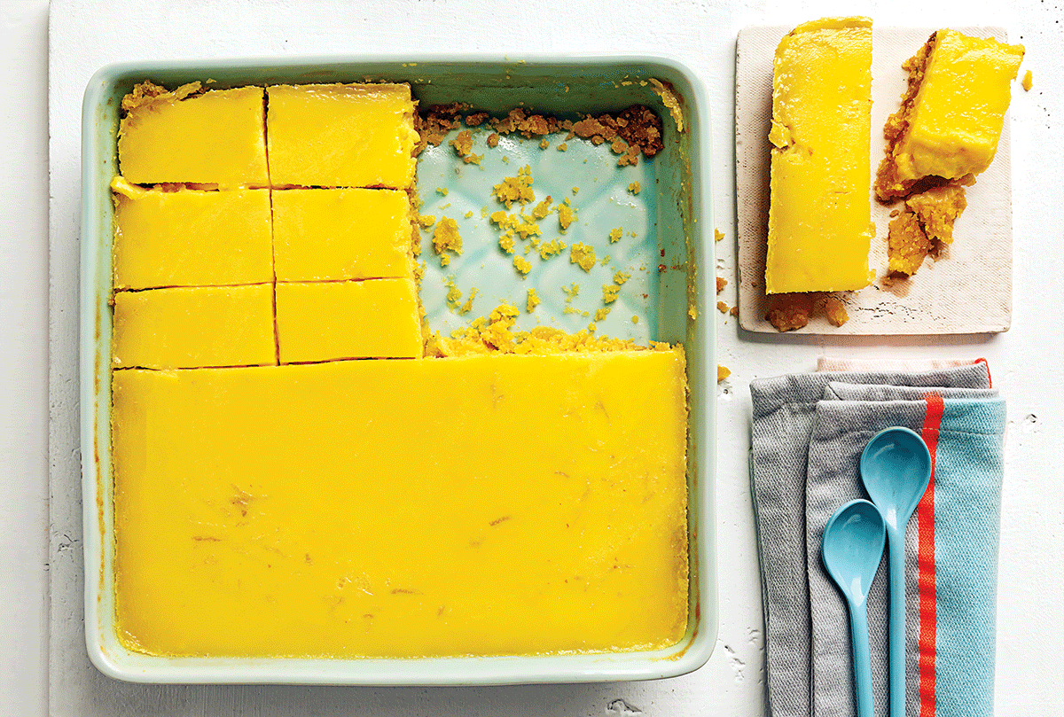 POLENTA-AND-LEMON SLICE recipe