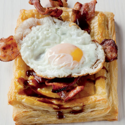 Sunny-side-up breakfast-tart special