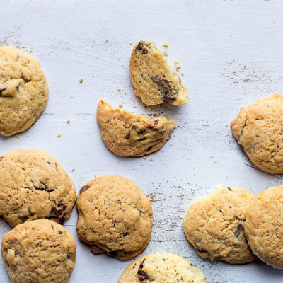 Lesley Cobb's choc-chip cookies