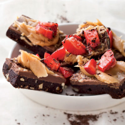 Peanut butter chocolate brownies