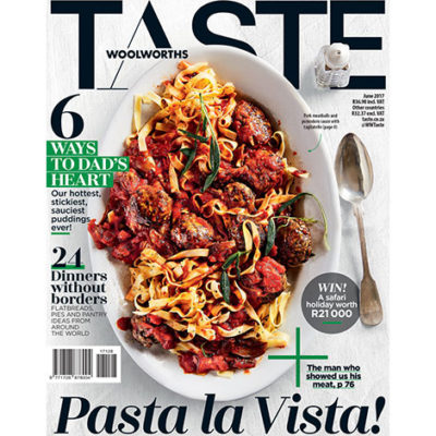 The June 2017 issue of TASTE has arrived!