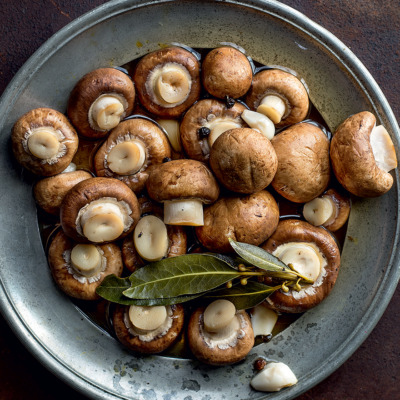 Pickled mushrooms