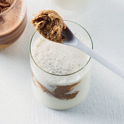 Vanilla milk with nut butter