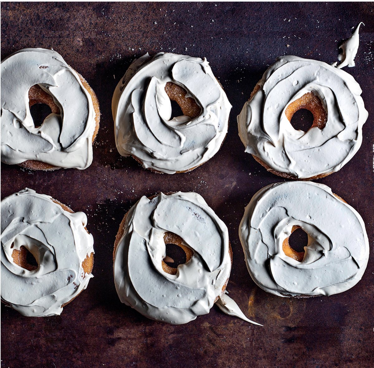 Cinnamon doughnuts with coffee royal icing recipe