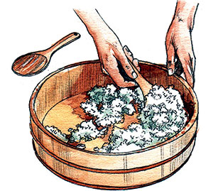 how to make sushi rice