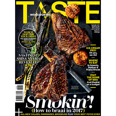 The September 2017 issue of TASTE has landed