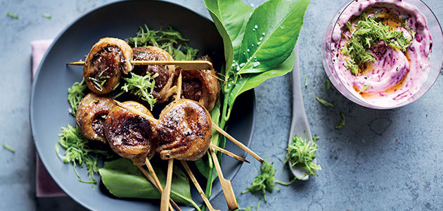 ROSEMARY LAMB KEBABS recipe