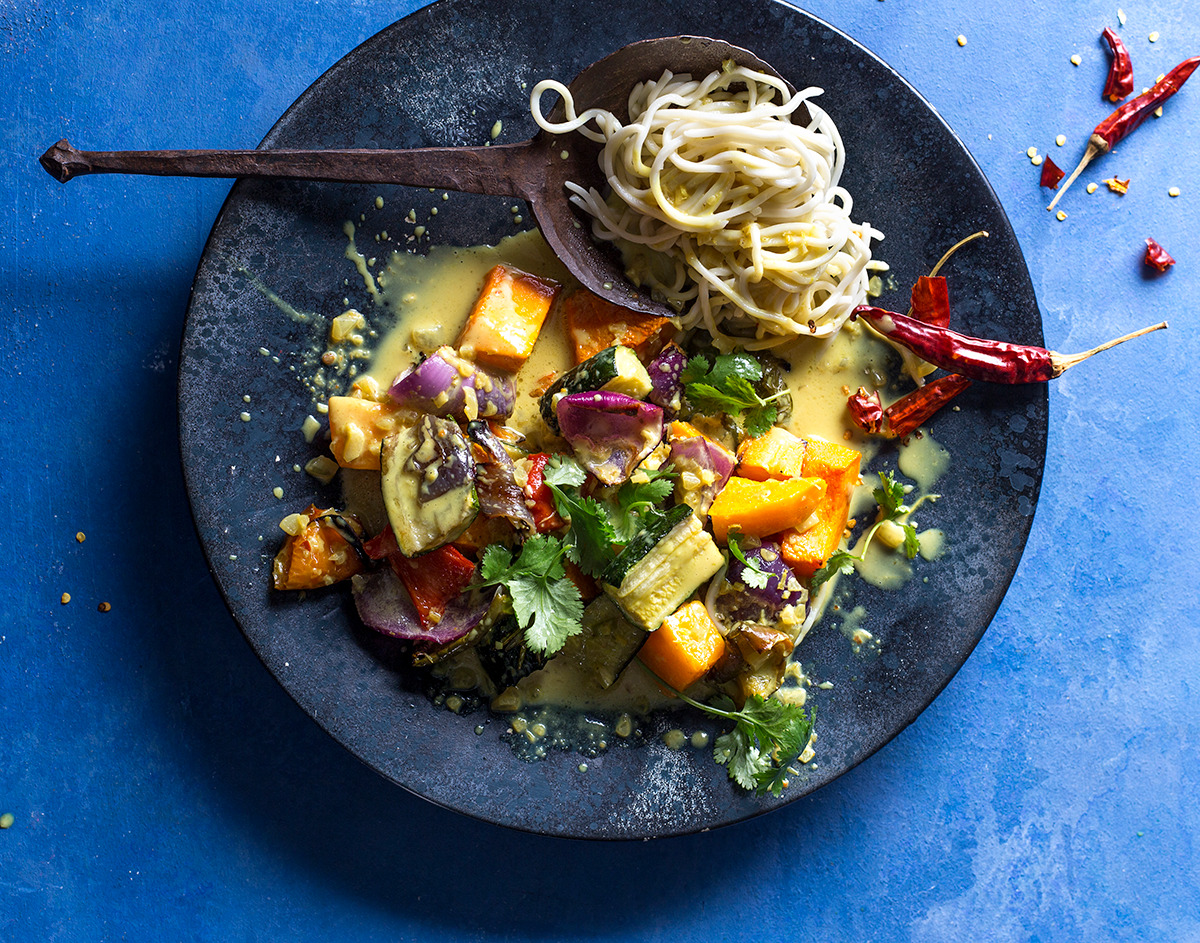 Yellow vegetable curry recipe