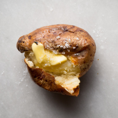 3 ways with baked potatoes