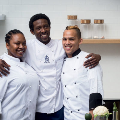 Challenge accepted: Three former culinary bursary winners battle it out in the TASTE kitchen