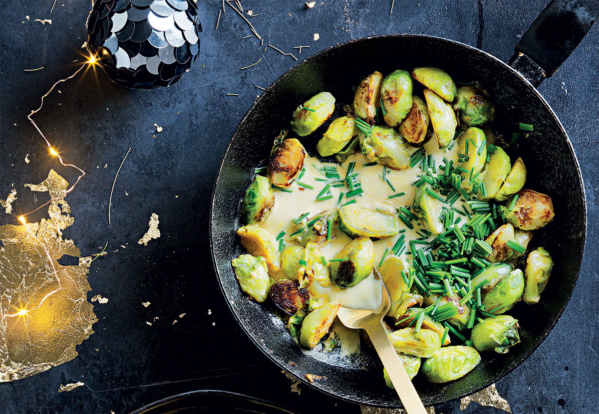 Creamy Brussels sprouts recipe