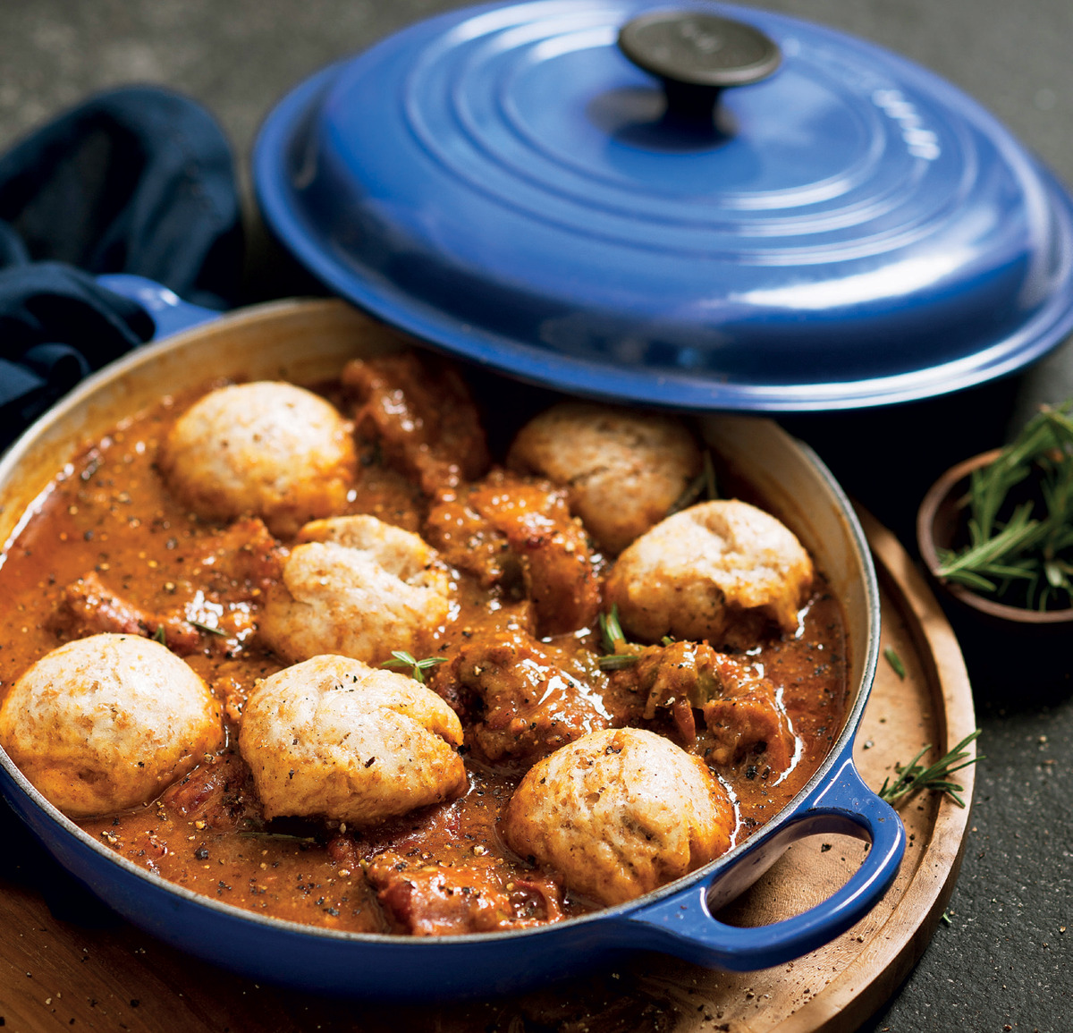 oxtail stew with dombolo