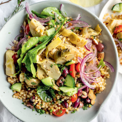 Mediterranean couscous salad