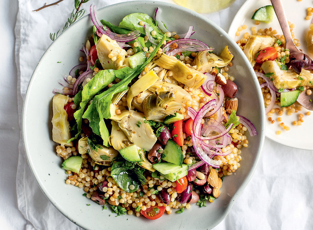 Mediterranean couscous salad recipe
