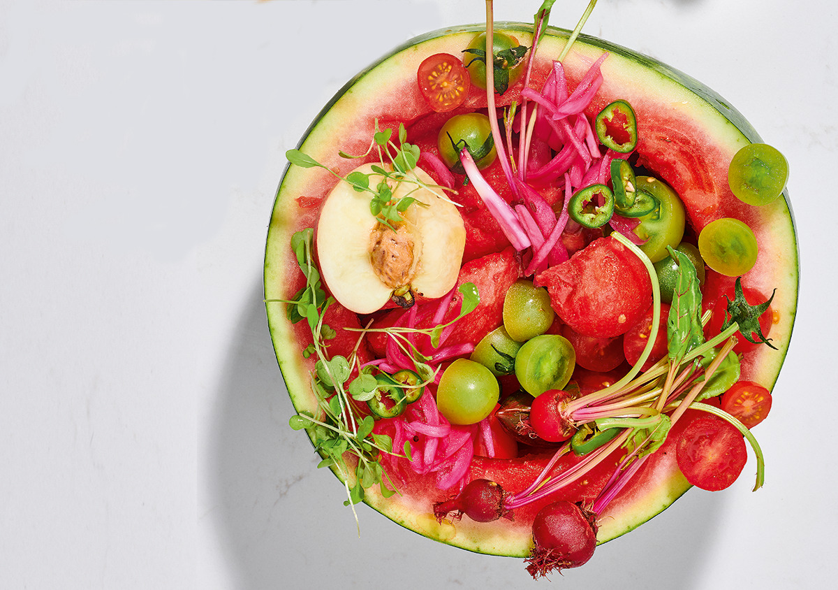 Watermelon salad