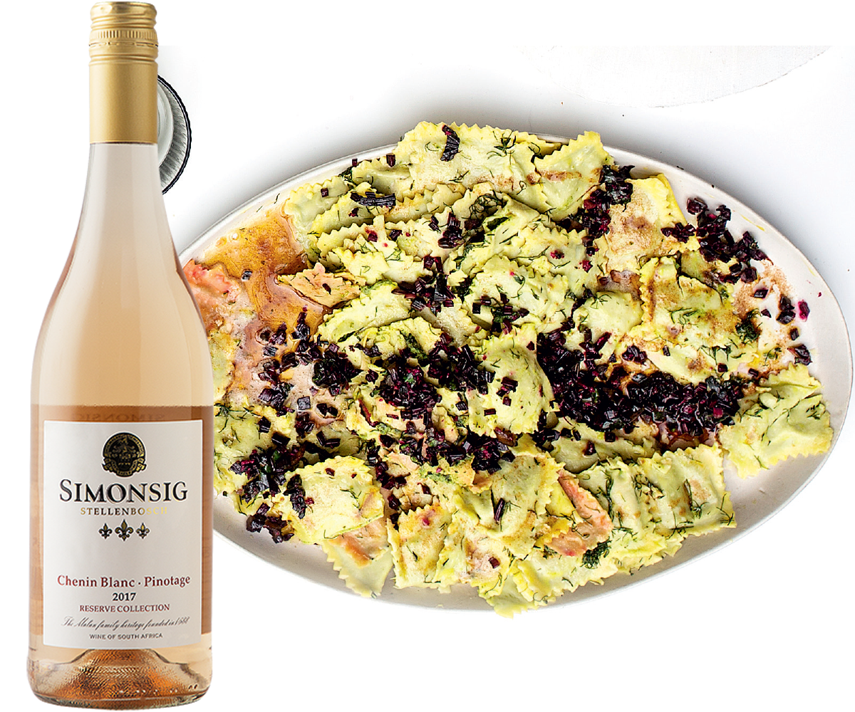 what to drink with ravioli