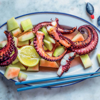 Grilled octopus