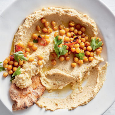 Turmeric-roasted hummus