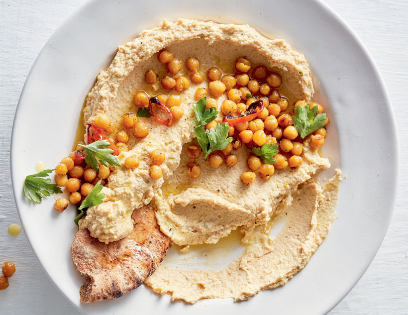 Turmeric-roasted hummus recipe