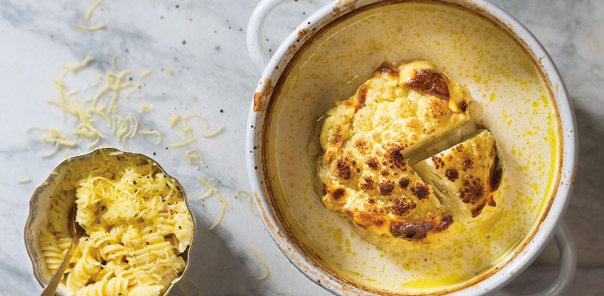 whole roast cauliflower soup