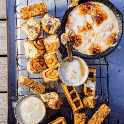 Easter coconut marshmallow Horlicks with white chocolate